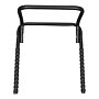 Folding Bicycle Storage Rack With Plastic Grips