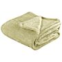 Blanket Green Faux Fur 125 X 150 Cm Teddy Bear Soft Fluffy Decorative Throw Cover