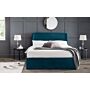 Frida Storage Ottoman Bed 135cm - Teal