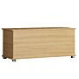 Vida Designs Leon Storage Ottoman, Pine