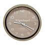 Taupe Tonal Clock 20cm