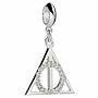 Harry Potter Sterling Silver Crystal Charm Deathly Hallows