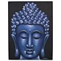 Buddha Painting - Blue Sand Finish