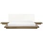 Japan Bed Frame Light Wood Eu Super King Size 6ft Wood Veneer Low Profile