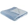 Blanket White Polyester 200 X 220 Cm Furry Soft Pile Bed Throw Cover