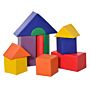 Homcom 11 Piece Soft Play Blocks Kids Climb And Crawl Gym Toy Foam Building And Stacking Blocks Non-toxic Learning Play Set Activity Toy Brick