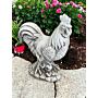 Stone Effect White Cockerel Statue