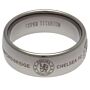 Chelsea Fc Super Titanium Ring Small