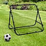 Homcom Adults Football Training Aid Multi-sports Practice W/pe Mesh Metal Tube, 108w X 100d X 65hcm-black