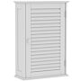 Bath Vida Liano 1 Door Wall Cabinet, White