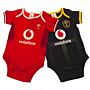 Wales Ru 2 Pack Bodysuit 3/6 Mths Sp