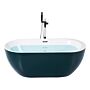 Bath Green With White Sanitary Acrylic Single 1700 X 750 Mm Freestanding