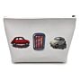 Large Pvc Toiletry Makeup Wash Bag - Fiat 500