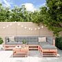 Vidaxl 7 Piece Garden Lounge Set Solid Wood Douglas