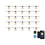 Led Lighting Chain With 25 Lights Transparent App-controlled Colour Changing 1200 Cm With Timer Switch Remote Control Christmas Lights