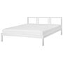 Bed Frame White Pine Wood Eu Super King Size 6ft Slatted Base