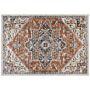 Area Rug Beige 160 X 230 Cm Oriental Distressed