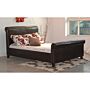 Henley Pu Double Bed Brown