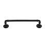 Black Iron Towel Rail 34cm