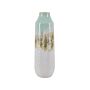 Flower Vase Multicolour Stoneware 30 Cm Decorative Waterproof Watercolour Effect Decor Piece