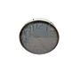 Silver Wall Clock 30cm