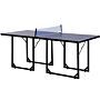 Homcom Folding Mini Table Tennis/ping Pong Table Set-black/blue