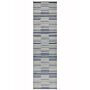 Muse 120x170cm Blue Stripe Rug Mu05