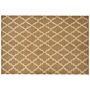 Area Rug Beige Jute 200 X 300 Cm Braided Handmade Natural Boho Style Textile