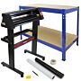 720mm Vinyl Cutter, Weeding Kit, Blue Q-rax Workbench Bundle