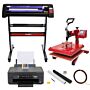 38 Swing Vinyl Cutter Led Value Printer, Ciss, Signcut, Weeding Kit & Heat Tape