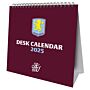 Aston Villa Fc Desktop Calendar 2025