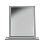 Milan Small Desktop Mirror In Dusk Grey