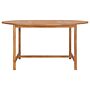 Vidaxl Garden Table 150x76 Cm Solid Teak Wood