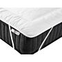 Mattress Topper White Microfibre Eu Double Size 140 X 200 Cm 2.5 Cm Depth