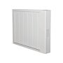 Adam Sola Ceramic-iq 1500w Electric Radiator In White With Smart Wifi Control