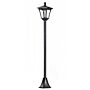 Outsunny Outdoor Solar Powered Post Lamp Sensor Dimmable Led Lantern Bollard Pathway 1.6m Tall – Black