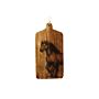 Horse Engraved Wooden Cheese Board