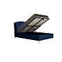 Lottie Double Ottoman Bed Midnight Blue