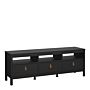 Barcelona Tv-unit 3 Drawers In Matt Black