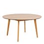 Roxby Round Dining Table In Oak 140x76cm