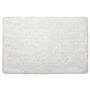 Shaggy Area Rug High-pile Carpet Solid White Polyester Rectangular 200 X 300 Cm