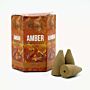 Pack Of 10 Masala Backflow Incense - Amber