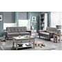 Monza 3 Seater Compact Retro Sofa - Grey