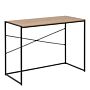 Seaford Office Desk In Black & Oak