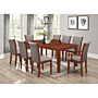 Carlo Dining Set With 6 Side & 2 Arm Chairs Mahogany