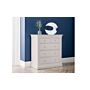 Clermont 3+2 Drawer Chest - Light Grey