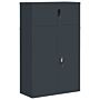 Vidaxl File Cabinet Anthracite 90x40x145 Cm Steel