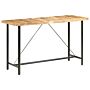 Vidaxl Bar Table 180x70x107 Cm Rough Mango Wood