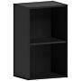 Oxford 2 Tier Cube Bookcase, Black