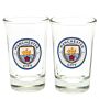 Manchester City Fc 2pk Shot Glass Set